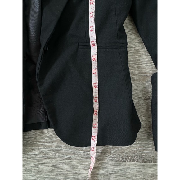 H&M EUC Slim Fitted Blazer Black Size XS Single Breasted - Picture 11 of 11